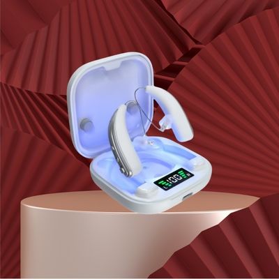BTE Görünmez OTC İşitme Cihazları Gürültü Önleyici Ultraviyole Dezenfeksiyon Şarj Edilebilir İşitme Amplifikatörü