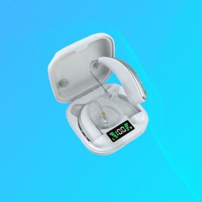 Aktif Gürültü Engelleme 8 Kanallı Çip Görünmez İşitme Cihazları Yüksek Güçlü Mor Işık Lambası ile