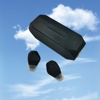 Otomatik Görünmez Kulak Kanalı İşitme Aletleri 113dB Gürültü İptal Edici Bluetooth İşitme Aletleri