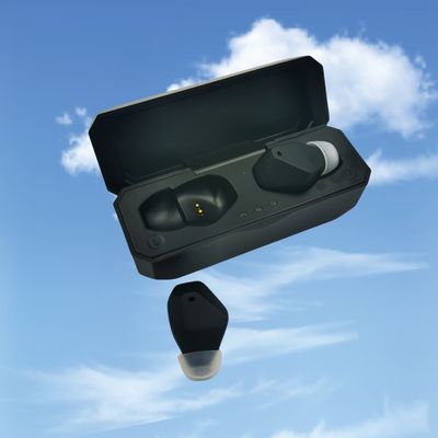 Otomatik gürültü iptal ve konuşma geliştirme ile mini işitme kaybı tıbbi cihazı