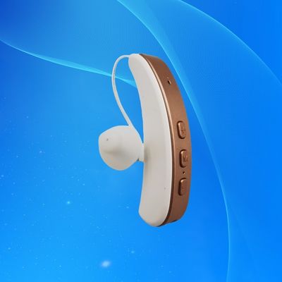 9 Seviyeli OTC İşitme Cihazları BTE 24 Saat Şarj Edilebilir Bluetooth Dijital İşitme Amplifikatörü