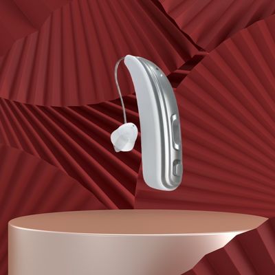 Gürültü iptal ve ultraviyole dezenfeksiyonu ile BTE Görünmez OTC İşitme Aletleri