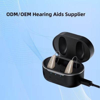 Hafif Dijital İşitme Aletleri Sadece 2.6g Beige veya Özel FDA Sertifikalı