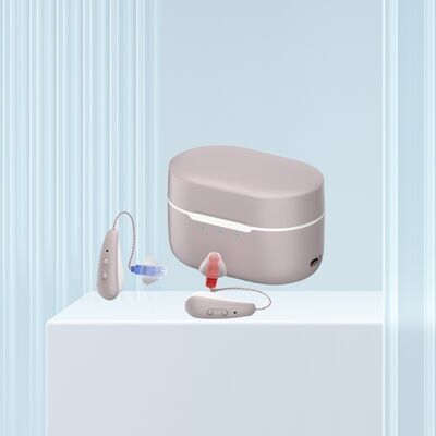 4 Programlı OTC İşitme Cihazları Dokunmatik İndüksiyon Tipi Şarj Edilebilir Lityum-iyon Polimer Pil